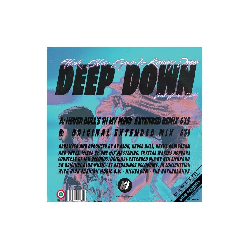 Alok Never Dull Kenny Dope Feat Ella Eyre Crystal Waters Deep Down