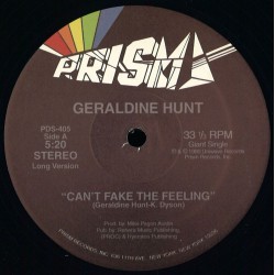 Geraldine Hunt - Can't Fake...