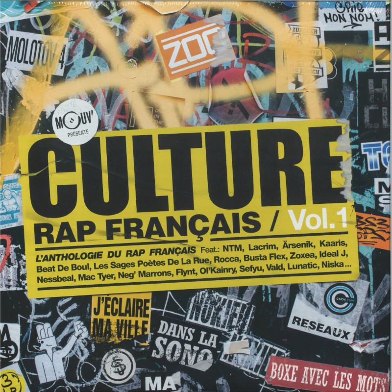 VARIOUS TITLE:CULTURE RAP FRANCAIS 01 LP 3x12"