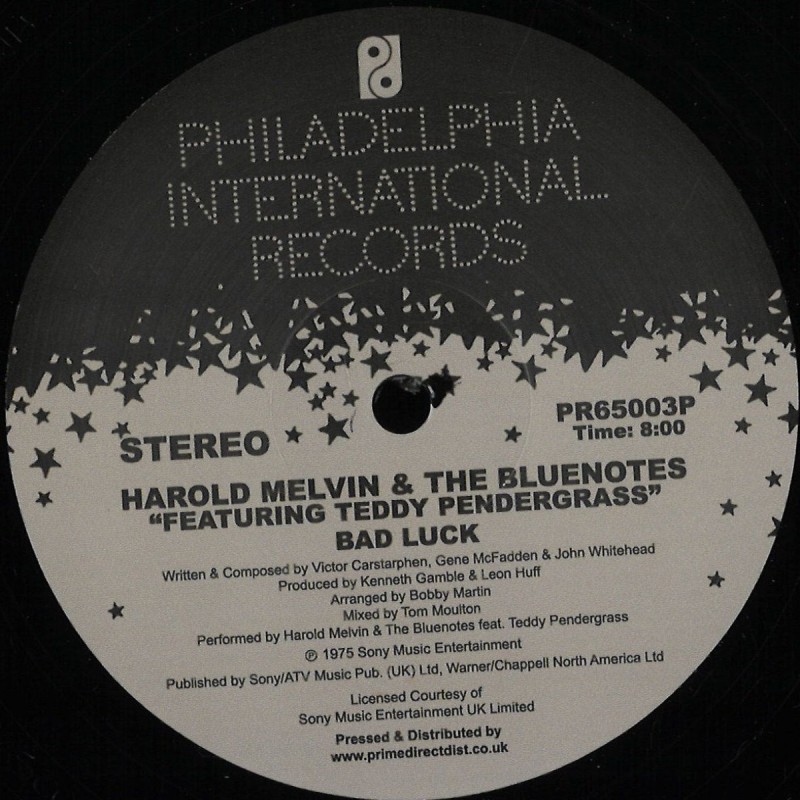 Harold Melvin, The Blue Notes, Teddy Pendergrass - Bad Luck / Don't Leave Me This Way (Tom Moulton Mixes)