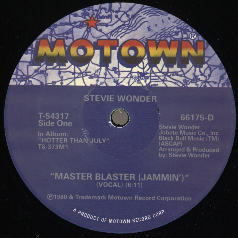 Stevie Wonder - Master Blaster (Jammin')