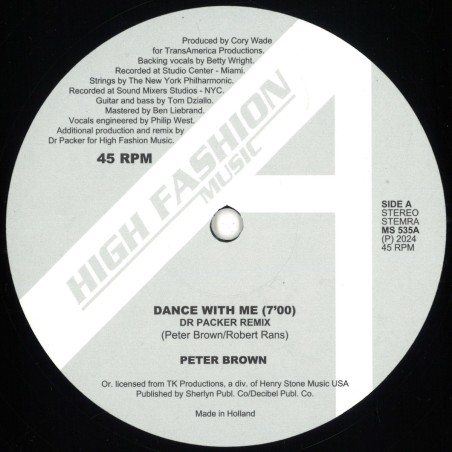 PETER BROWN - DANCE WITH ME