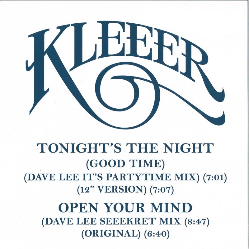 KLEEER - TONIGHT'S THE NIGHT (GOOD TIME)