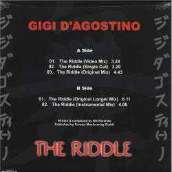 Gigi D'AGOSTINO - The Riddle EP
