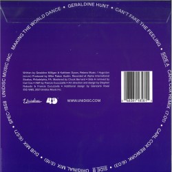 Geraldine Hunt x Carl Cox - Can't Fake The Feeling (Purple Vinyl Pressing)